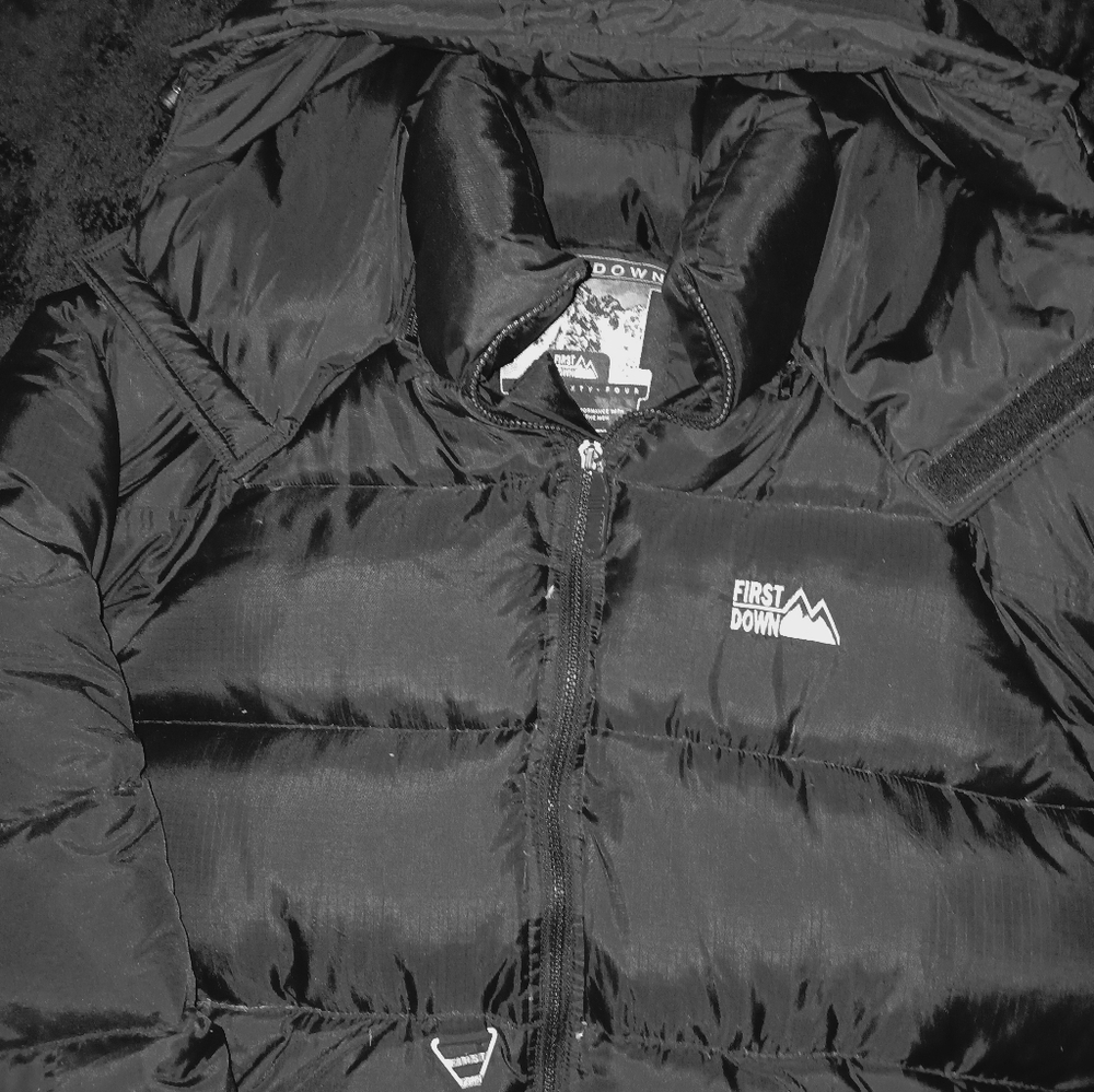 First Down Men's Black Performance Jacket - image 1